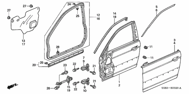 Front Door Panels for 2005 Honda Civic #0