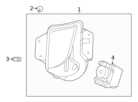Daytime Running Lamp Components for 2017 Cadillac XTS #0