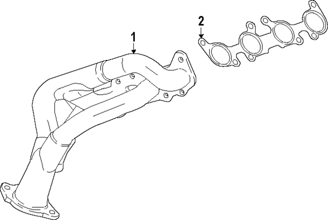 RR7Z9431A - : Exhaust Manifold for Ford: F-150 Image