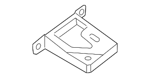 420121261B - Cooling System: Radiator Mount Bracket for Audi Image