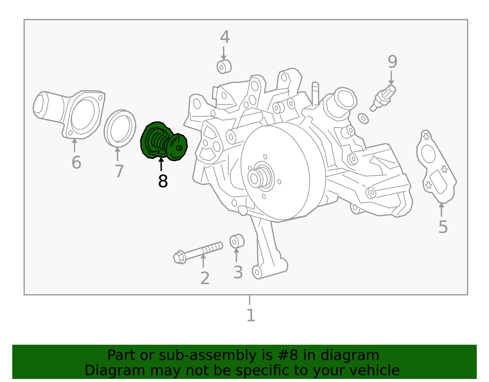 2021-2026 GM Engine Coolant Thermostat 19420815 | OEM Parts Online