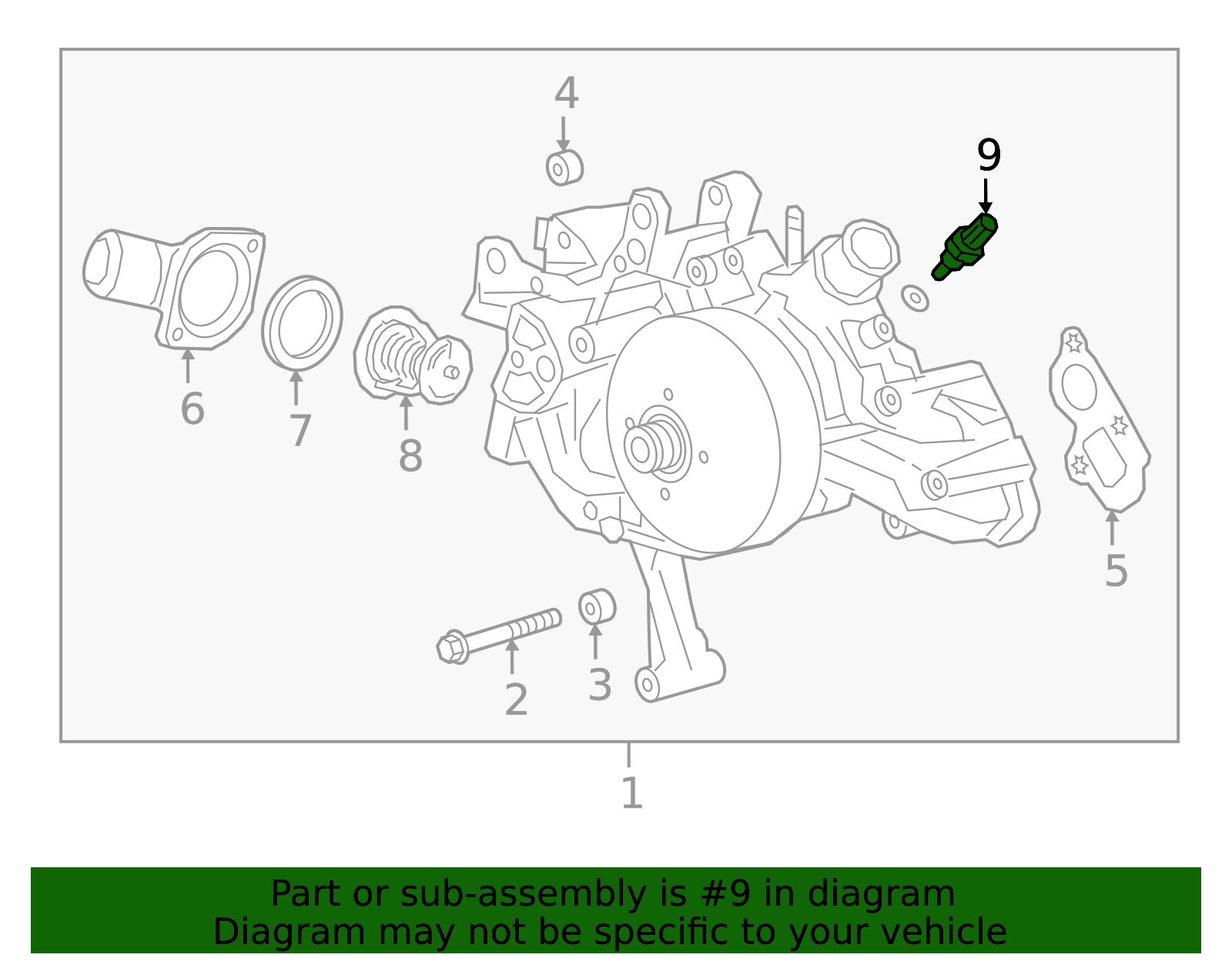 Engine Coolant Temperature Sensor 25186240 GM | GMPartsDirect.com