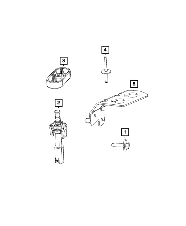 68417929AB - Electrical: Striker Plate for Mopar Image