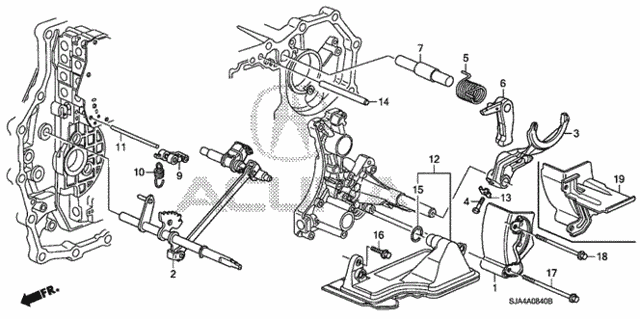 AT Shift Fork for 2009 Acura RL #0