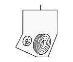 6581371 - HVAC: Pulley for Chevrolet: Silverado 1500, Silverado 2500, Suburban 1500, Suburban 2500, Tahoe | GMC: Sierra 1500, Sierra 2500, Yukon, Yukon XL 1500, Yukon XL 2500 Image