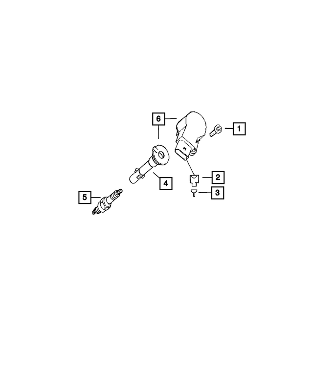 68011847AA - Electrical: Ignition Coil Cable for Mopar Image