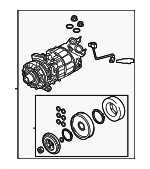 36011715 - HVAC: Compressor Assembly for Volvo: S90, V90 Cross Country, XC90 Image