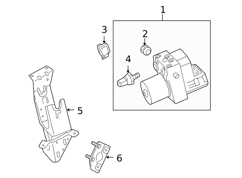 ABS Components for 2006 Audi A8 Quattro #0