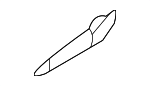 82653AA000 - Body: Handle, Outside Pad for Hyundai Image
