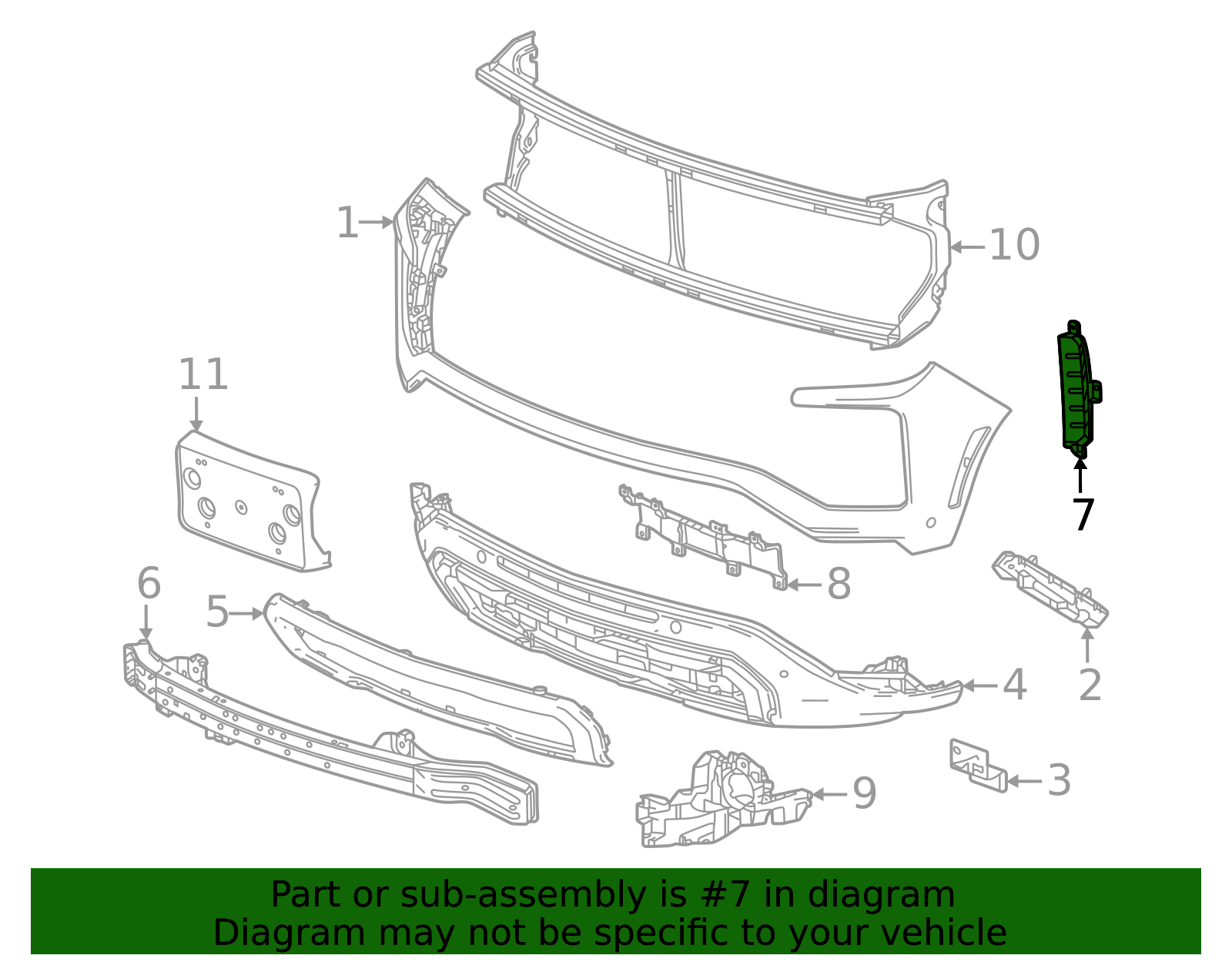 2025-2026 Chevrolet Lamp Bezel 85535499 | OEM Parts Online
