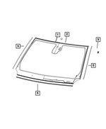 68738412AA - : Solar Windshield for Mopar Image