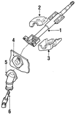 E7GZ3524A - Steering: Column Shaft for Ford Image