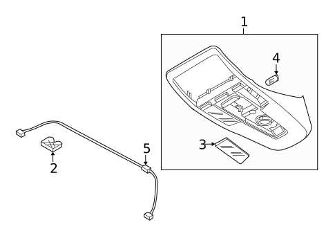 Overhead Console for 2013 Volvo C70 #0