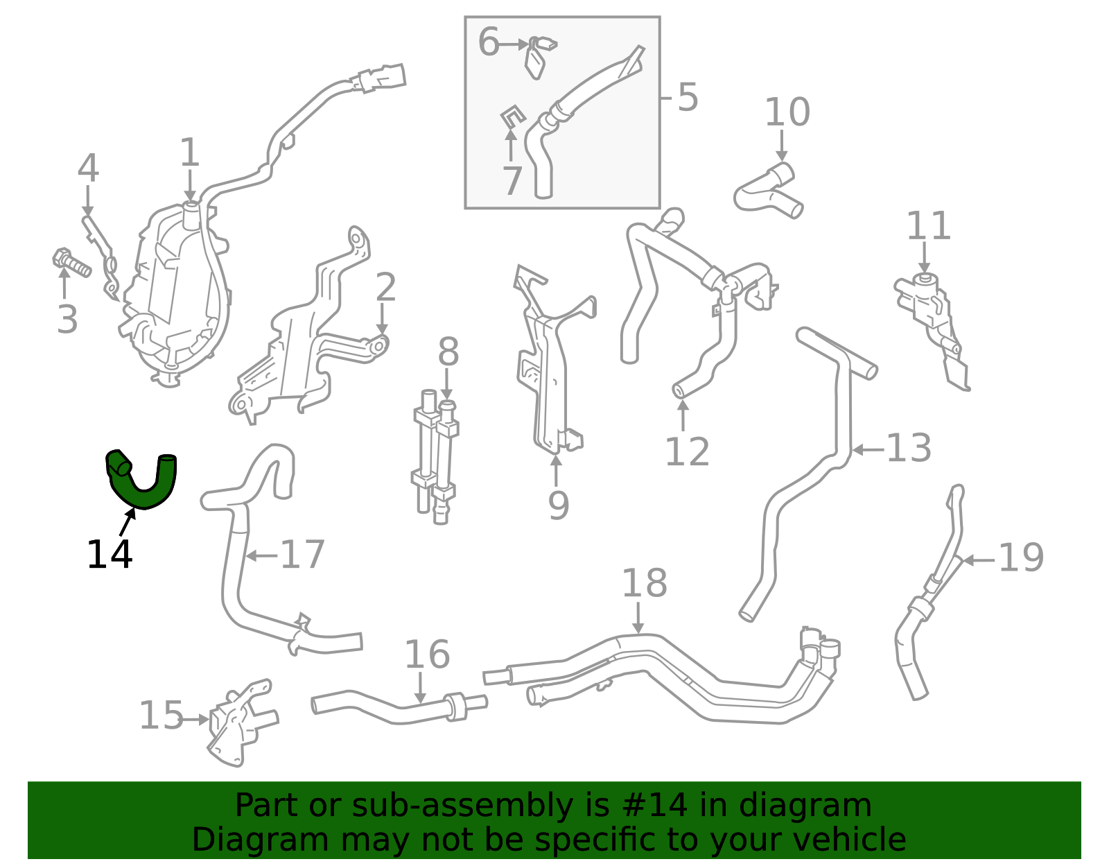 Inlet Hose DM5Z-18472-D | OEM Parts Online