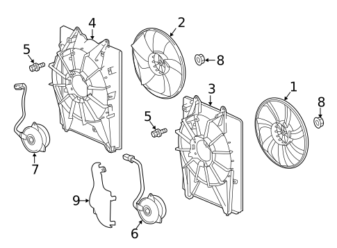Cooling Fan for 2019 Honda Ridgeline #0