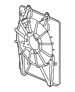 386155J6A01 - Cooling System: A/C Shroud for Honda: Passport, Pilot, Ridgeline Image