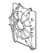 190155J6A01 - Cooling System: Cooling Shroud for Honda: Passport, Pilot, Ridgeline Image