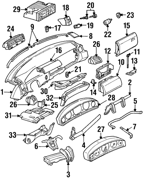 Controls for 1998 Mercedes-Benz SL 600 #0