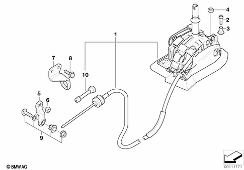 Gearshift Steptronic for 2000 BMW Z3 3.0i #0