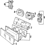 4798823 - Body: Gauge Bezel for Mopar Image