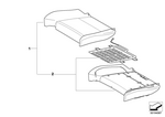 52107292840 - : Seat Upholstery, Leather for BMW Image