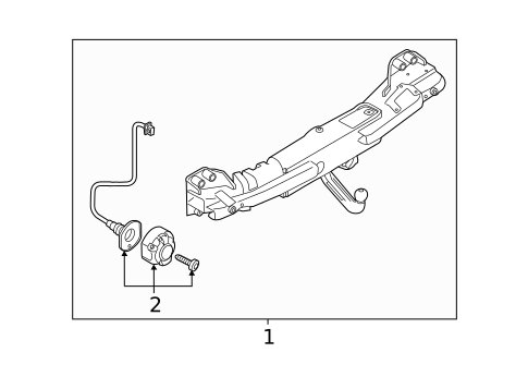 Trailer Hitch Components for 2013 Porsche Cayenne #0