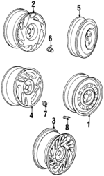 21011381 - Suspension: Wheel, Steel for GM Image