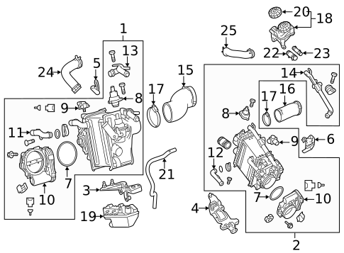 Throttle Body for 2021 Mercedes-Benz C63 AMG #2