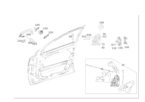 Locking System for 2010 Mercedes-Benz R350 #0