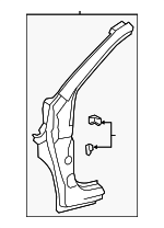 611310R030 - Body: Hinge Pillar for Toyota Image