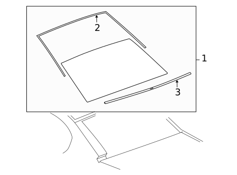 Glass & Hardware - Back for 2016 Chevrolet Cruze Limited #0