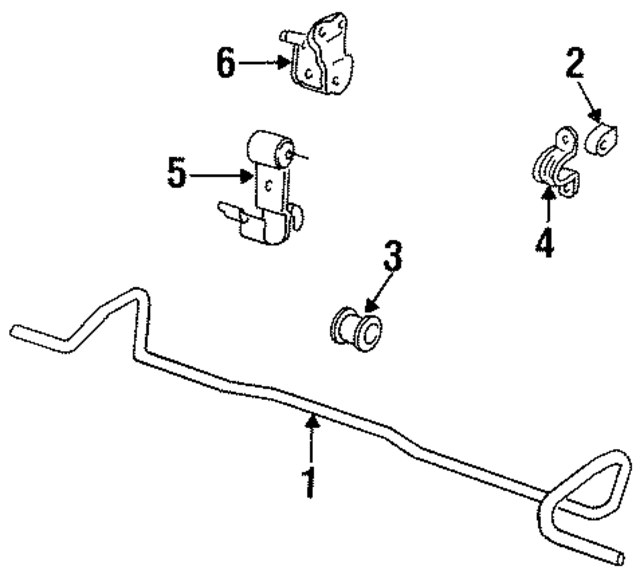 10288585 - : Stabilizer Bar Inner Bushing for GM Image