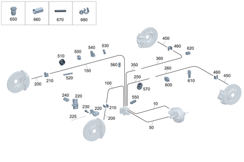 Brake Lines for 2025 Mercedes-Benz S 63 AMG&reg; E Performance #0