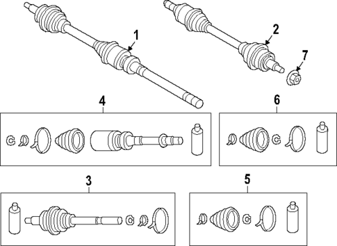 Drive Axles for 2024 Mazda CX-90 #0