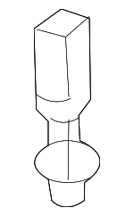 25686709 - Body: Lock Knob for Cadillac: Seville Image