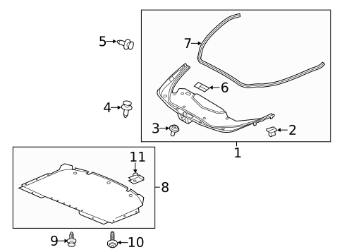 Splash Shields for 2019 Cadillac CTS #0