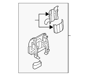 8K08642836PS - Body: Seat Armrest Base for Audi Image