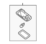 26460ZX00A - Body: Reading Lmp Assembly for Nissan: Altima, Pathfinder Image