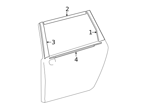 Exterior Trim - Side Door for 2019 Toyota Sienna #0
