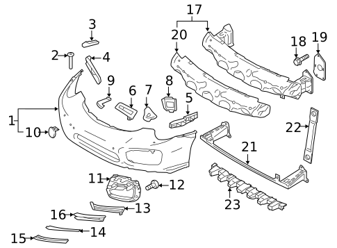 Bumper & Components - Front for 2016 Porsche 911 #1