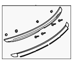 76085WB004 - Body: Spoiler for Toyota: Yaris Image