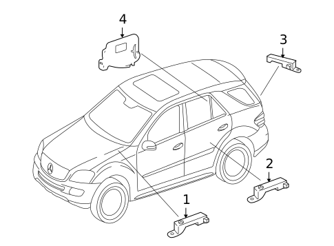 Electrical Components for 2008 Mercedes-Benz ML320 #6
