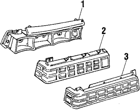 Rear Lamps for 1986 Pontiac Bonneville #0