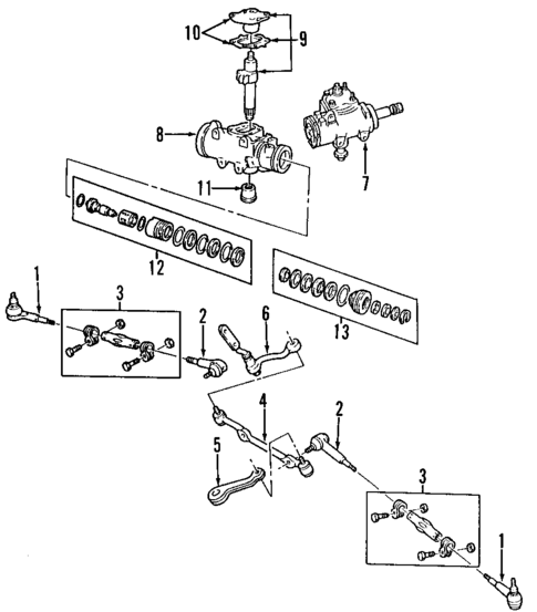 Steering Gear & Linkage for 1999 Isuzu Hombre #0