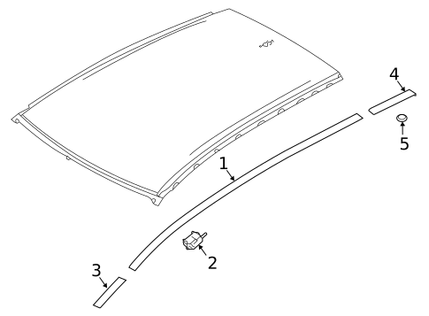 Exterior Moldings for 2020 Jaguar E-Pace #0