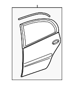 15949964 - Body: Door Shell for Cadillac: DeVille, DTS Image