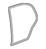 25721149 - : Surround Weather-Strip for Cadillac: DeVille, DTS Image