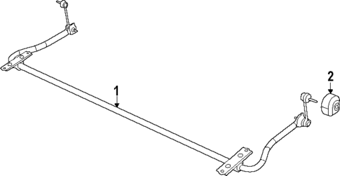 Stabilizer Bar & Components for 2024 Ram ProMaster EV #1