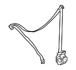 ZZDA5768005 - Electrical: Retractor Assembly for Mazda: Tribute Image