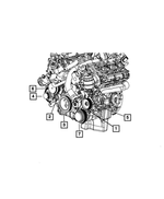 5175811AB - Cooling: Alternator Pulley for Mopar Image
